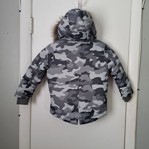 Cat & Jack Toddler Boys Camo Full Zip Puffer Winter Coat 3T - Picture 2 of 10